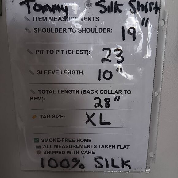 Tommy Bahama Mens XL 100% Silk Shirt  Island Button Up Classic Beige Throwback - Picture 4 of 14